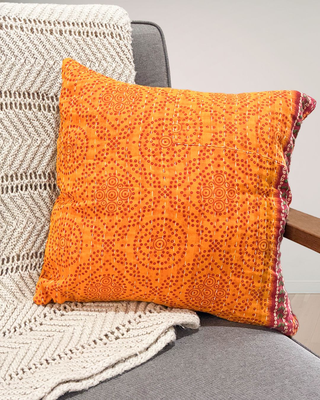 Kantha Pillow Cover