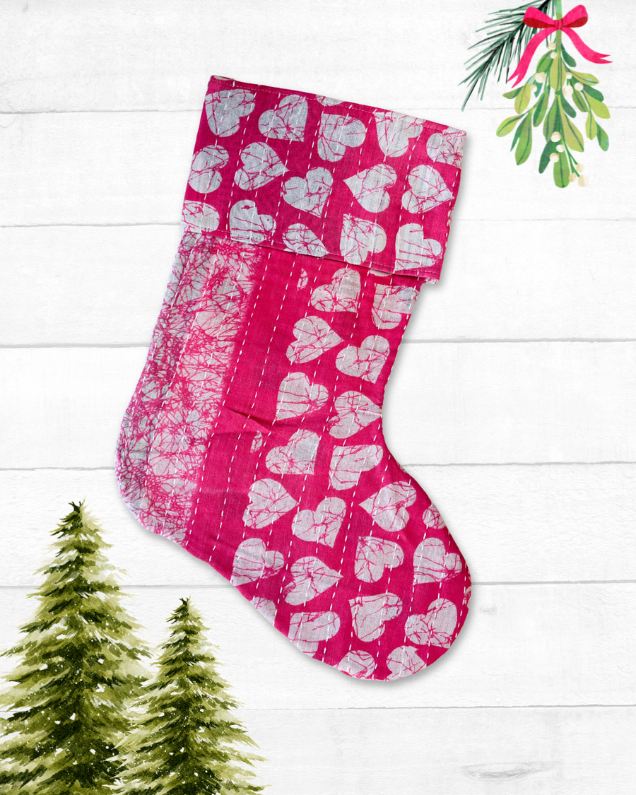 Kantha Stocking