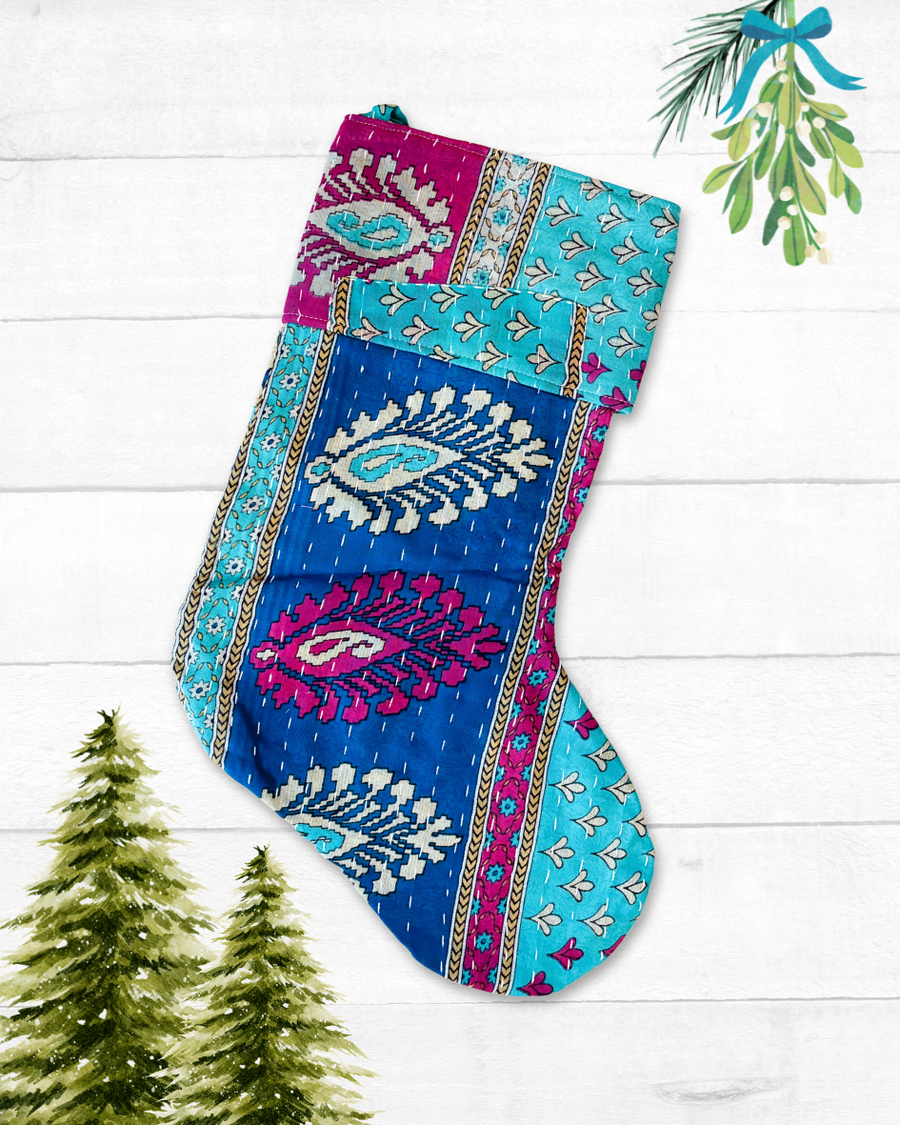 Kantha Stocking
