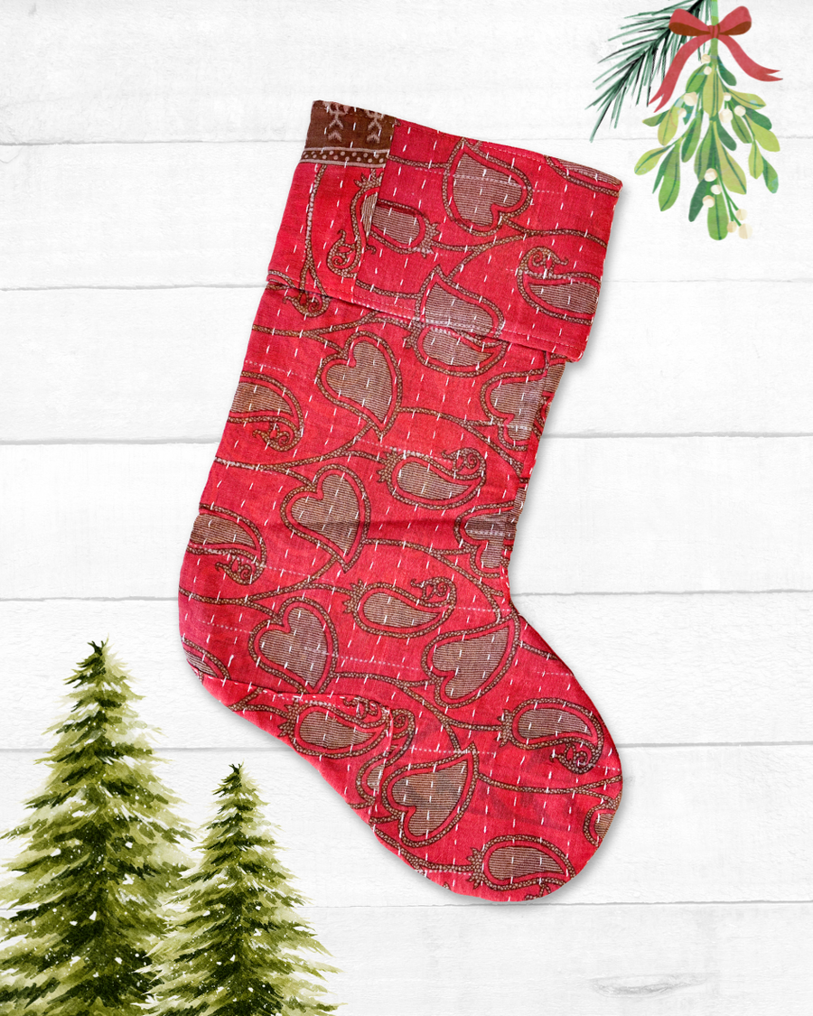 Kantha Stocking