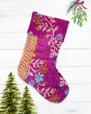 Kantha Stocking