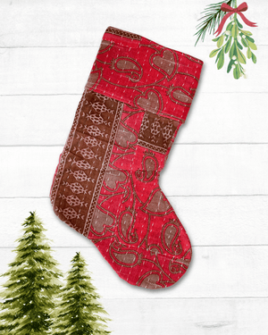 Kantha Stocking