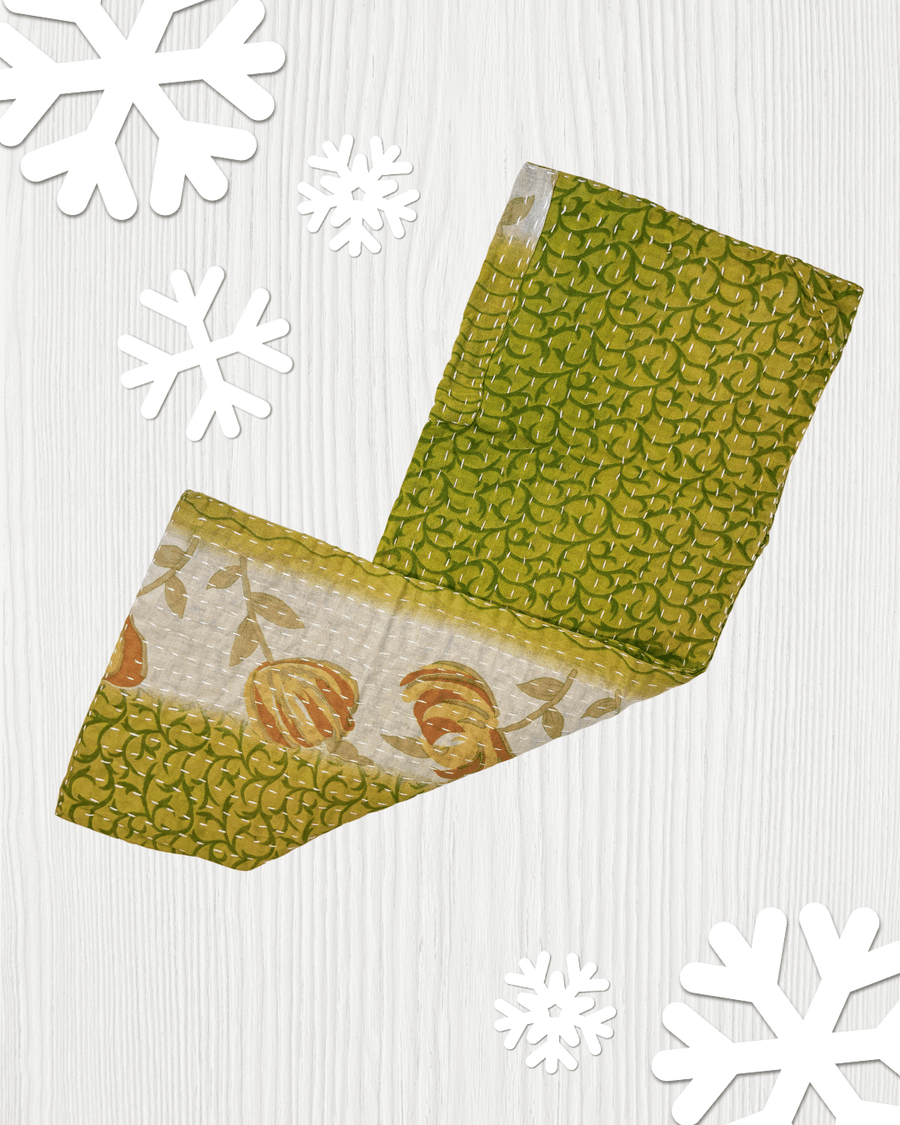 Kantha Kitchen Towel | Christmas