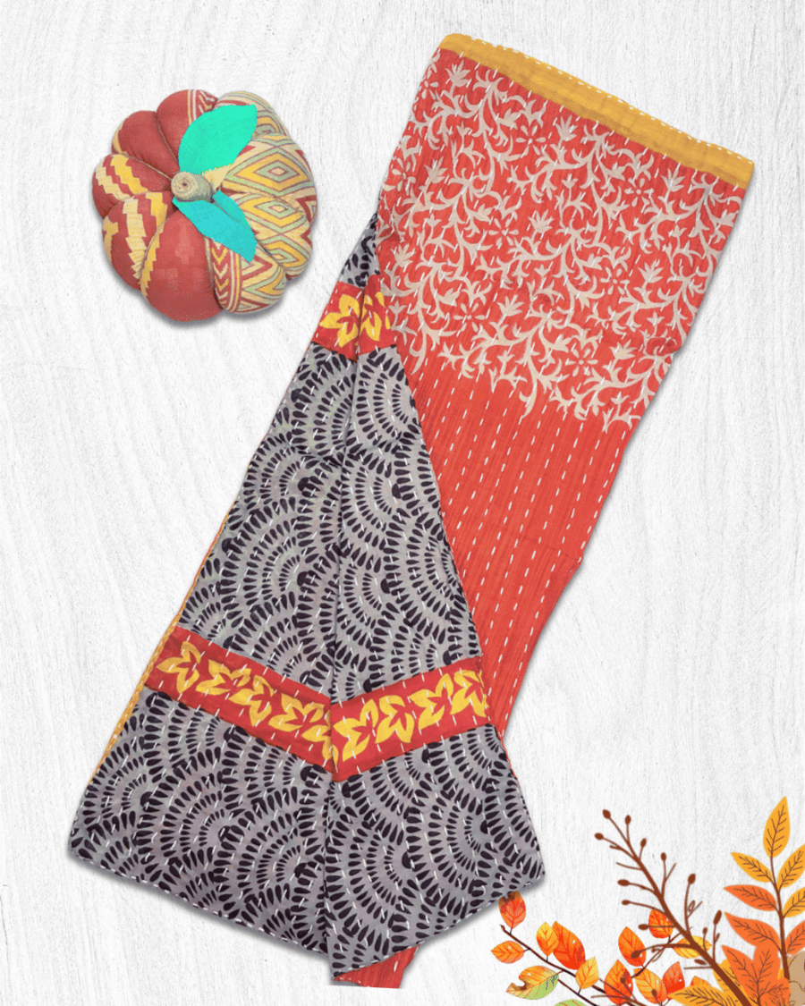 Kantha Kitchen Towel | Fall