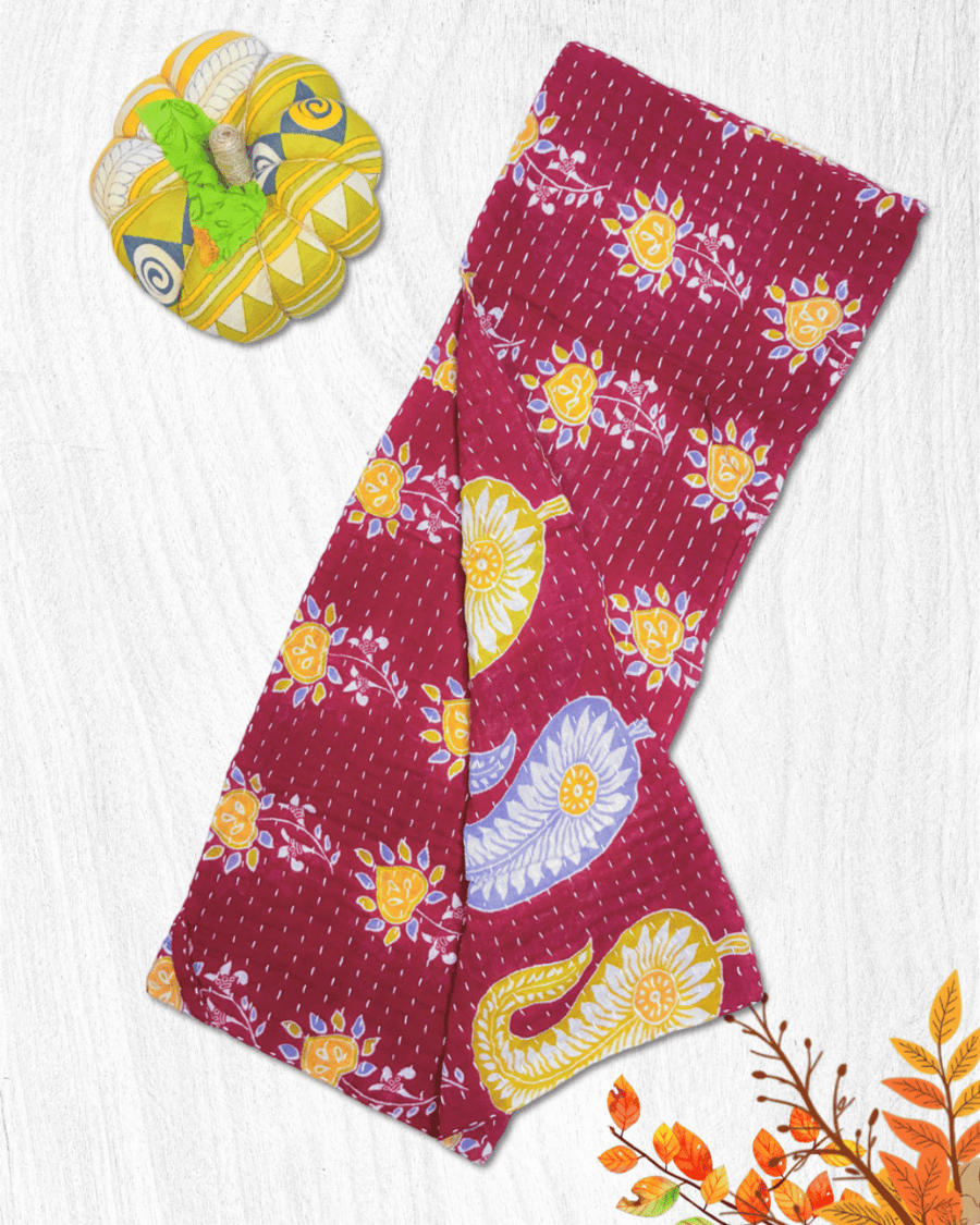 Kantha Kitchen Towel | Fall