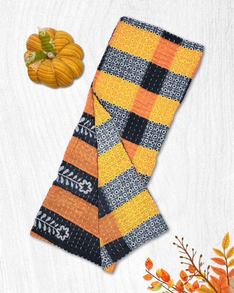 Kantha Kitchen Towel | Fall