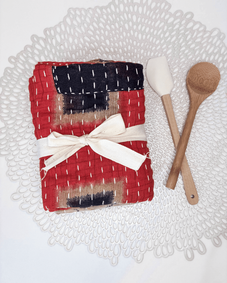Kantha Kitchen Towel Gift Set (3)