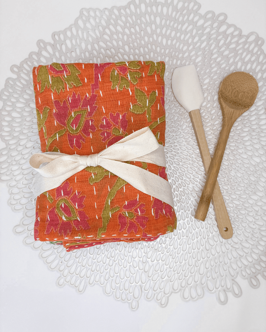 Kantha Kitchen Towel Gift Set (3)