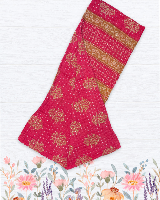 Kantha Kitchen Towel | Spring