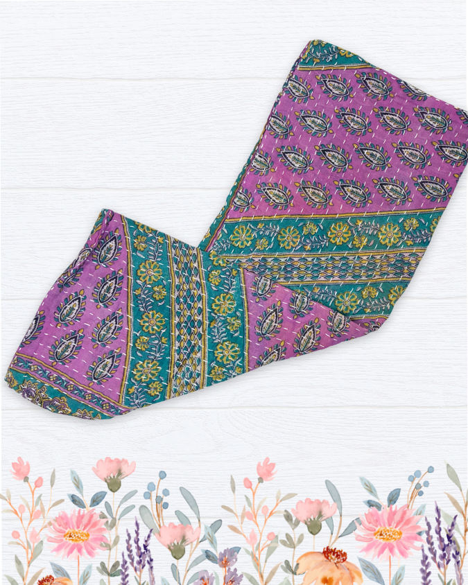 Kantha Kitchen Towel | Spring