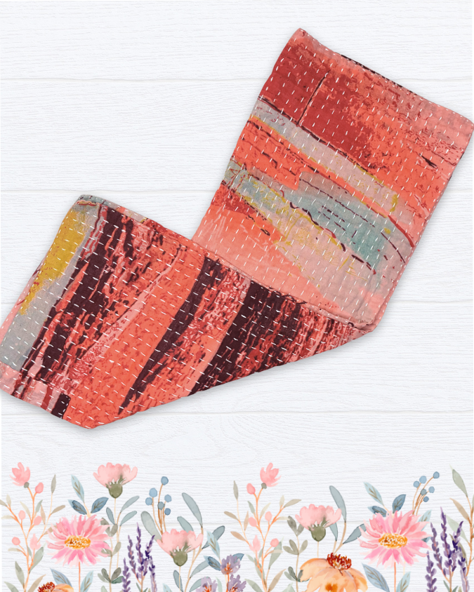 Kantha Kitchen Towel | Spring