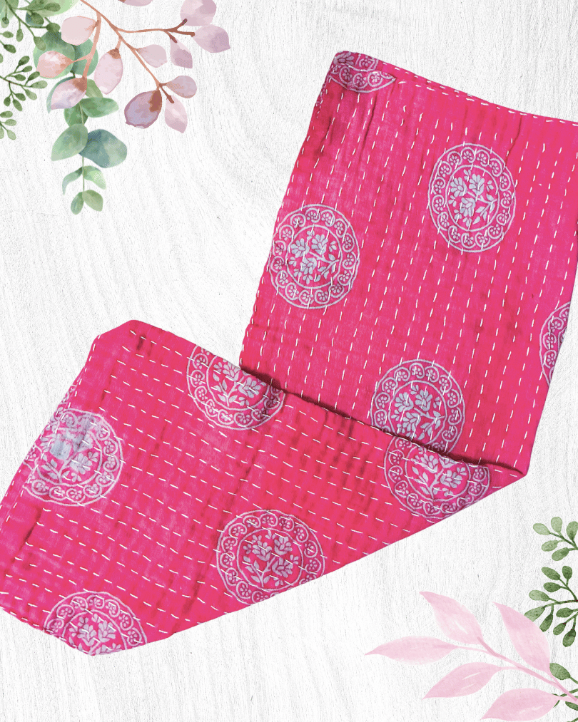Kantha Kitchen Towel | Valentine's Day