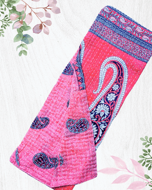 Kantha Kitchen Towel | Valentine's Day