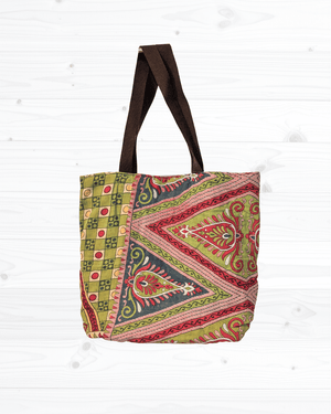 Kantha Tote Purse