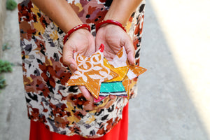 Kantha Star Ornaments