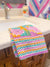 Kantha kitchen towels made from hand-stitched, colorful fabric, perfect for adding an eco-friendly and vibrant touch to your kitchen while offering practical use.