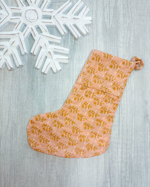 Mini Kantha Stocking
