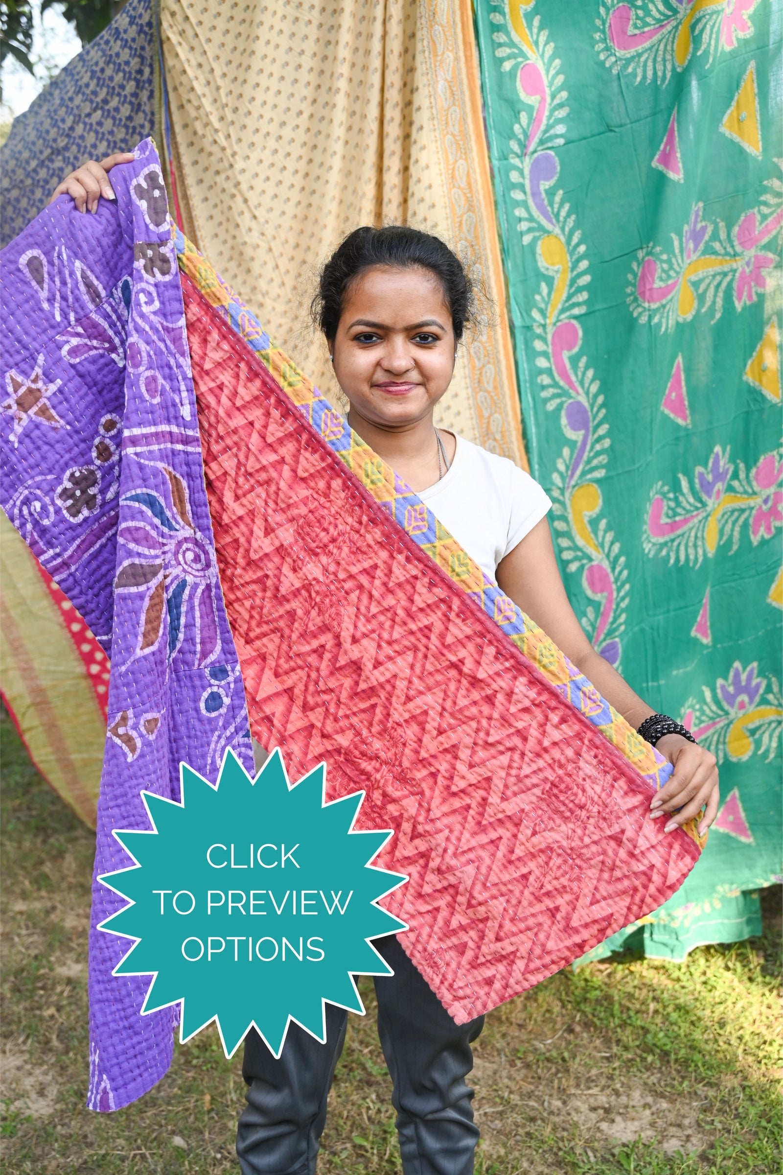 Kantha Scarf | Assorted