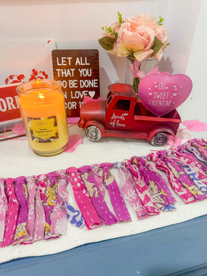 Kantha tassel garland featuring vibrant, hand-stitched fabric tassels, adding a colorful and eco-friendly touch to your home decor.