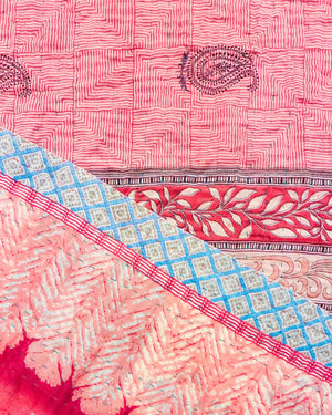 Kantha Throw Blanket