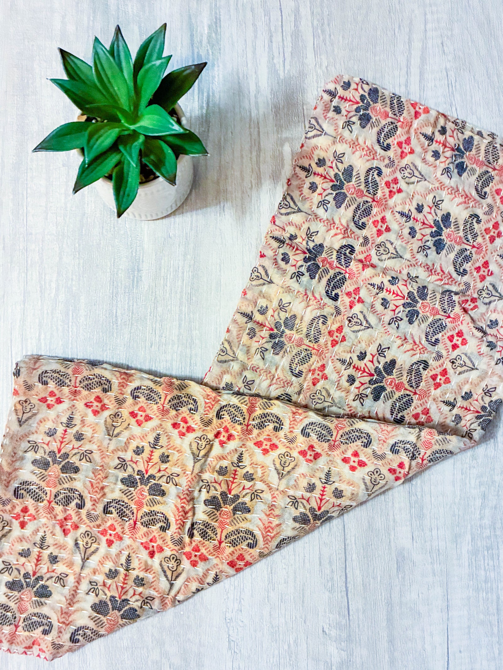 Kantha Kitchen Towel