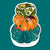 Saree Pumpkin Stack Sticker