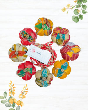 Saree Pumpkin Garland