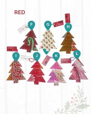 Kantha Christmas Ornaments | Tree