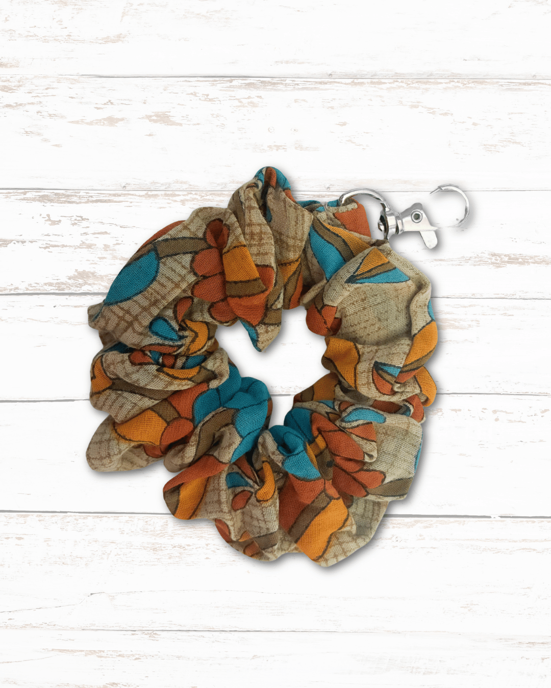 Saree Scrunchie Keychain