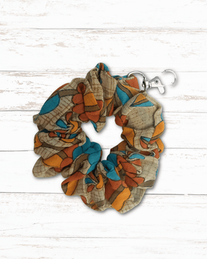 Saree Scrunchie Keychain
