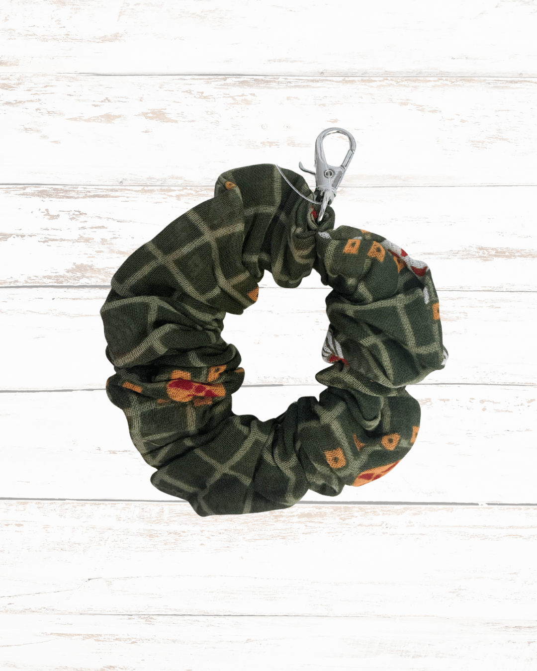 Saree Scrunchie Keychain