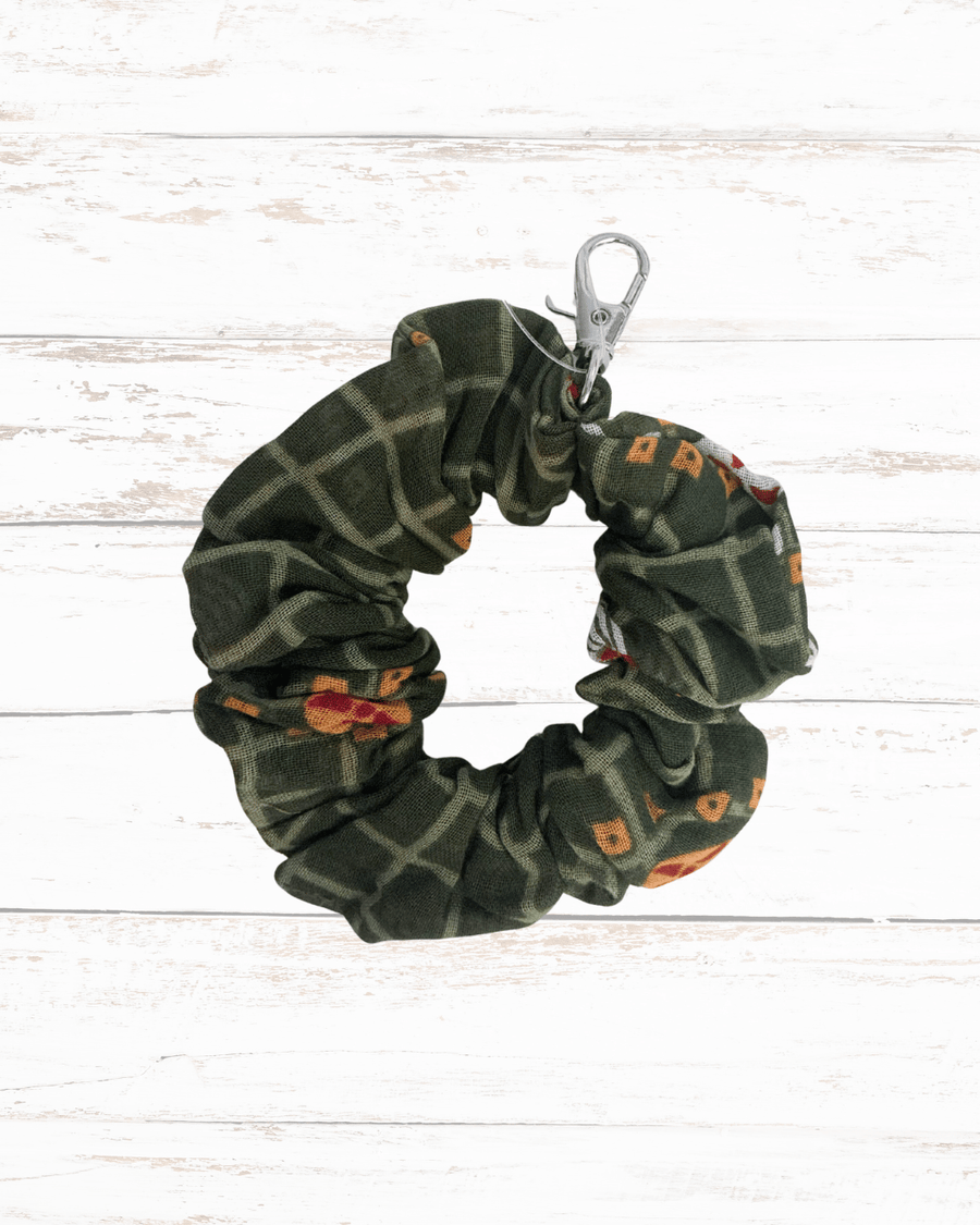 Saree Scrunchie Keychain