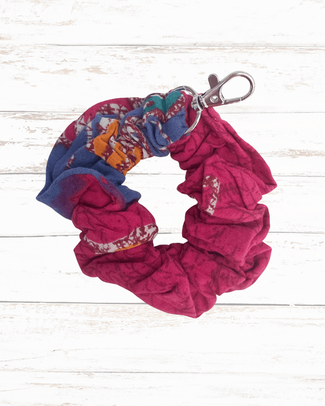 Saree Scrunchie Keychain