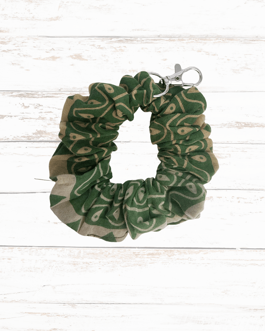 Saree Scrunchie Keychain