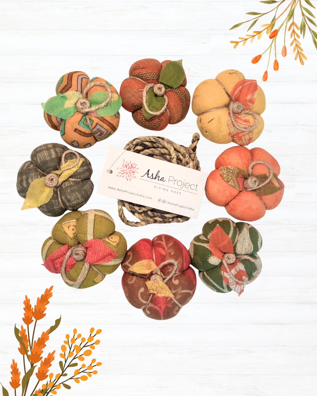 Saree Pumpkin Garland