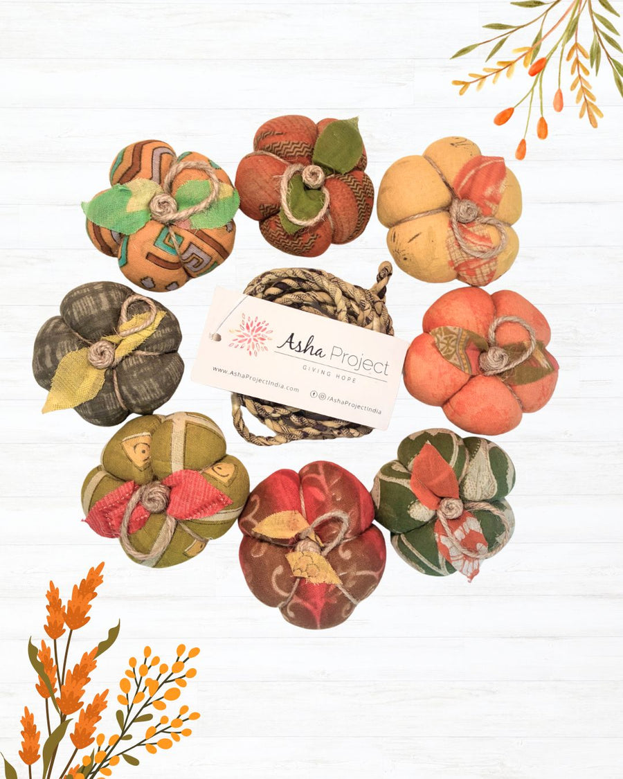 Saree Pumpkin Garland