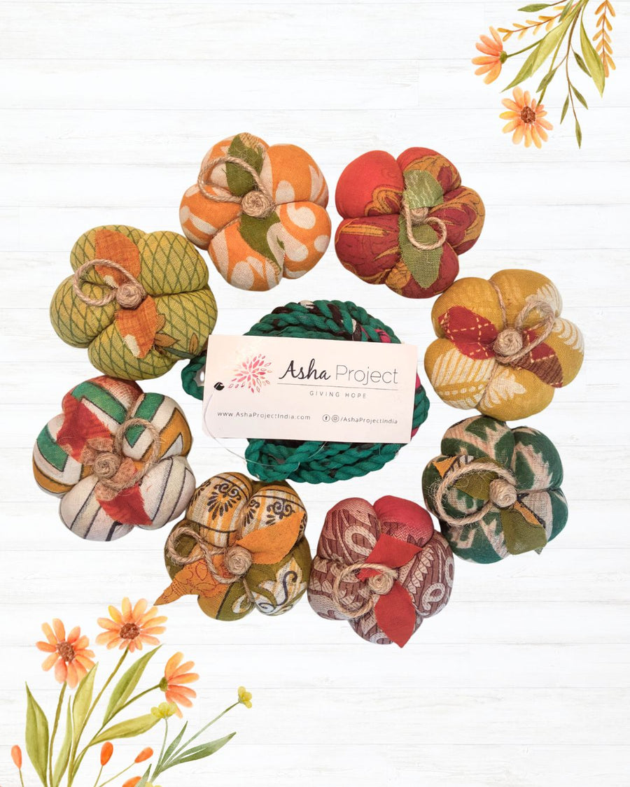 Saree Pumpkin Garland