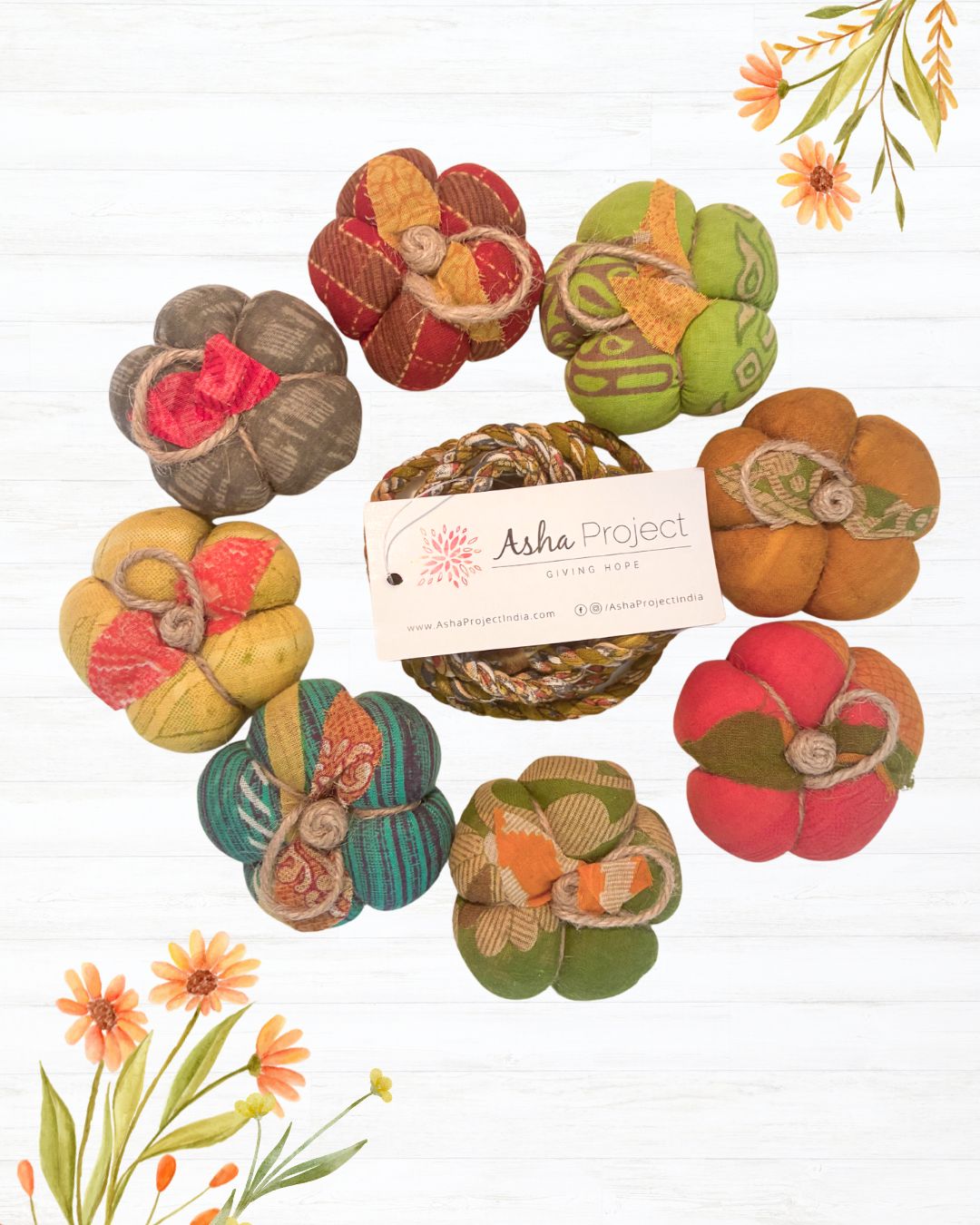 Saree Pumpkin Garland