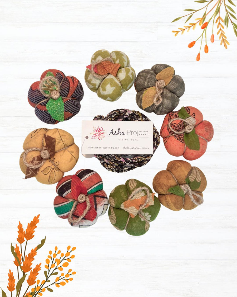 Saree Pumpkin Garland