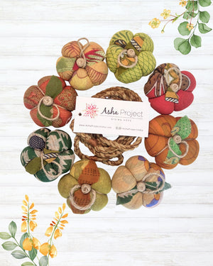 Saree Pumpkin Garland
