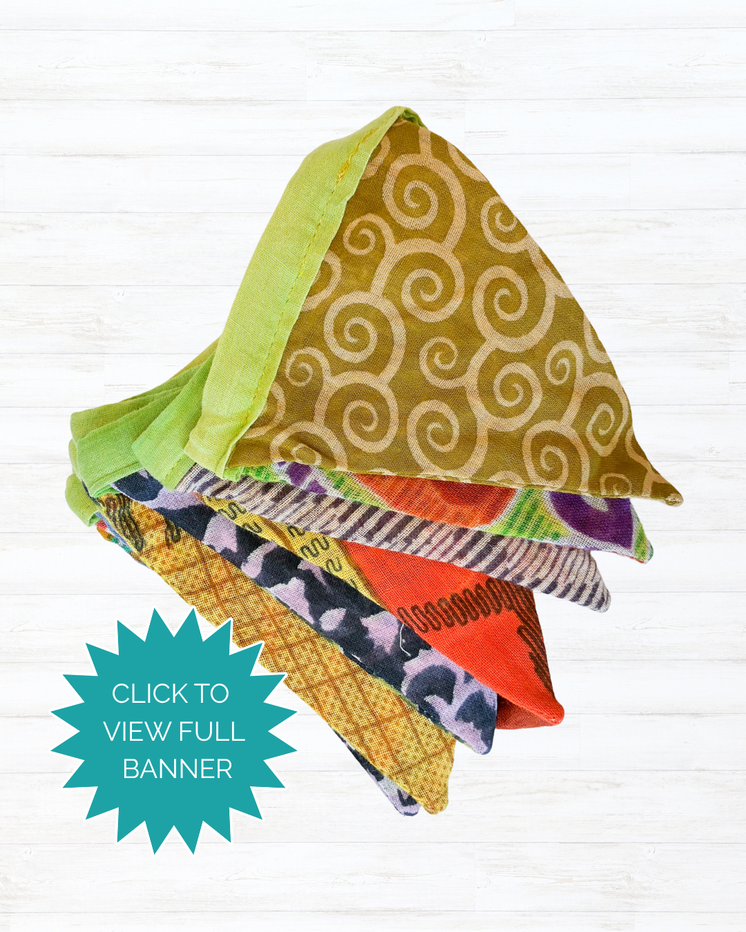 Saree Mini Triangle Banner