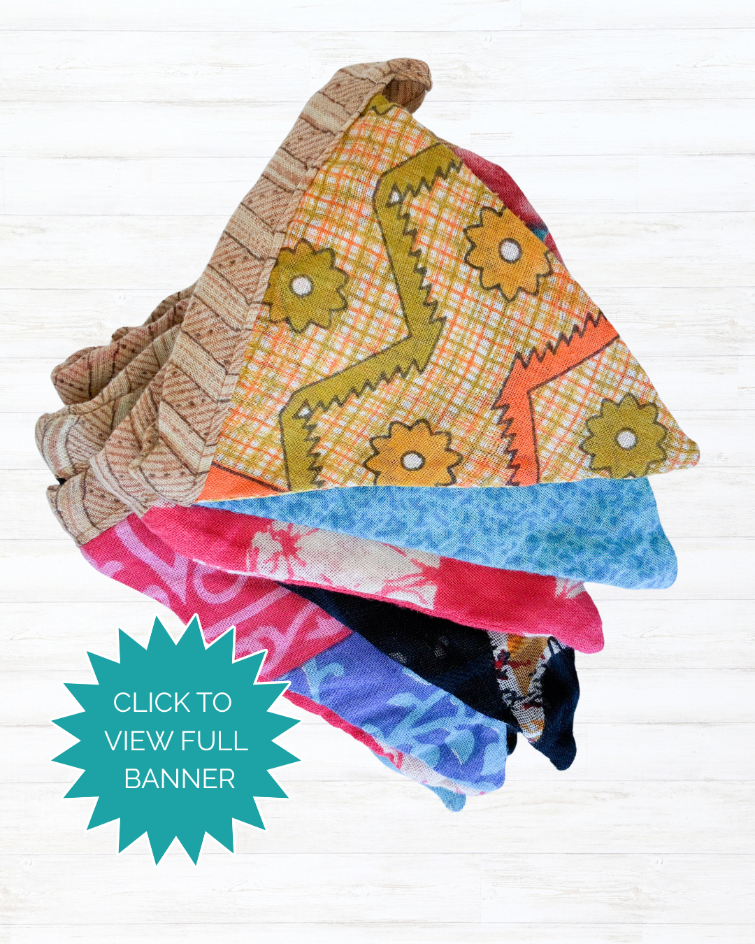 Saree Mini Triangle Banner