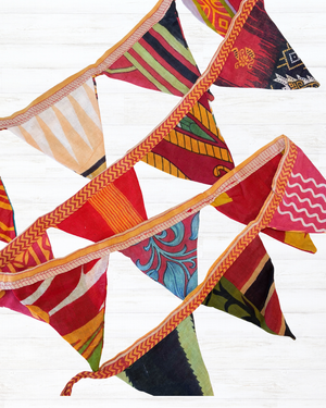 Saree Mini Triangle Banner