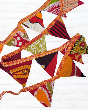 Saree Mini Triangle Banner