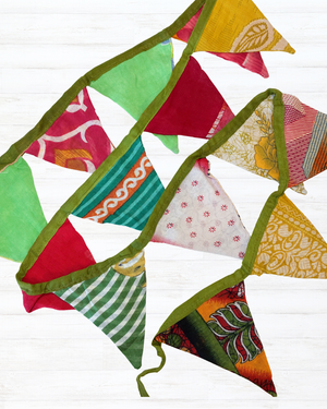 Saree Mini Triangle Banner