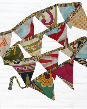 Saree Mini Triangle Banner