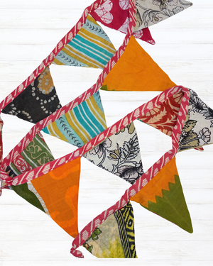 Saree Mini Triangle Banner