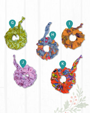 Saree Christmas Ornament | Wreath | Mini