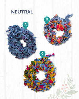 Saree Christmas Ornament | Wreath | Large