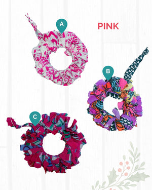 Saree Christmas Ornament | Wreath | Small